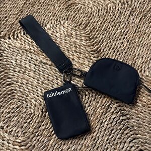 lululemon athletica Black Key & Card Holder Set
